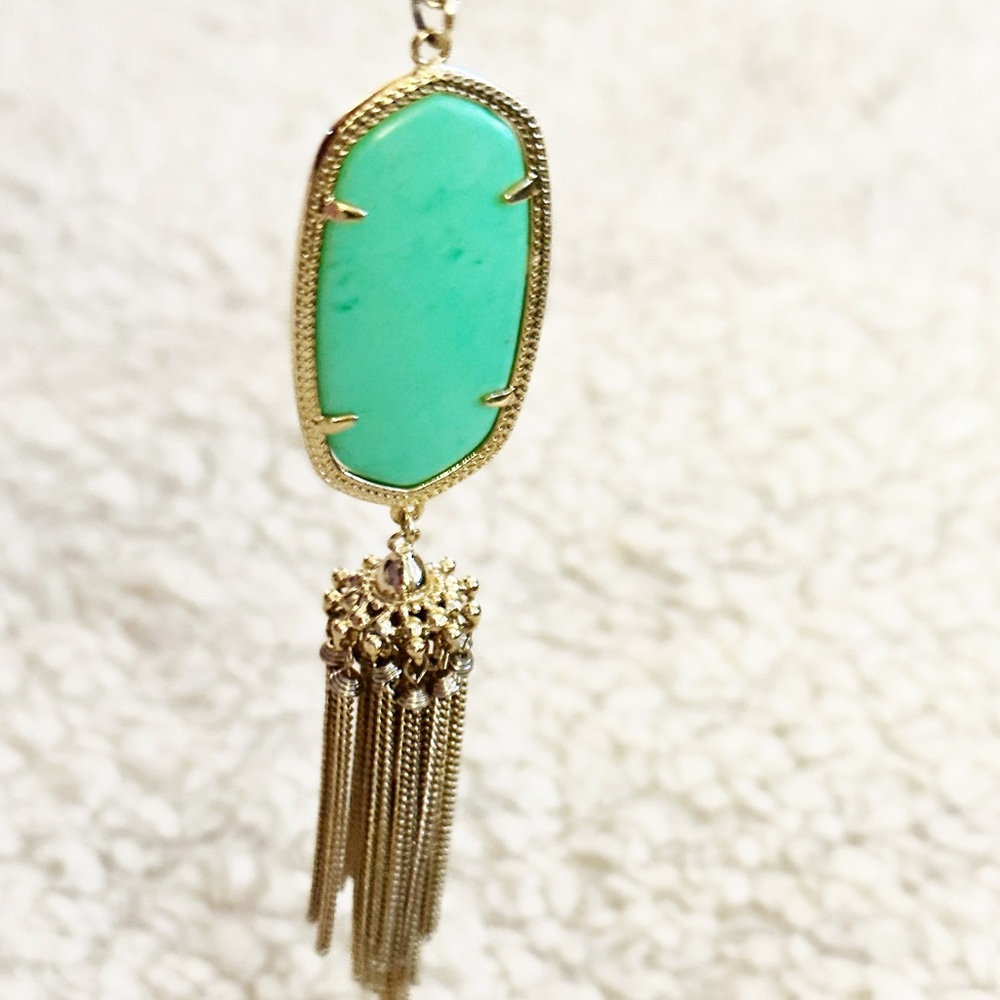 Kendra Scott Rayne Necklace Turquoise - Picture 9 of 9